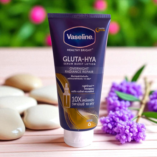 Vaseline GLUTA-HYA Serum Burst Lotion Overnight Radiance Repair