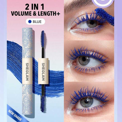 Sheglam 2 in 1  mascara blue