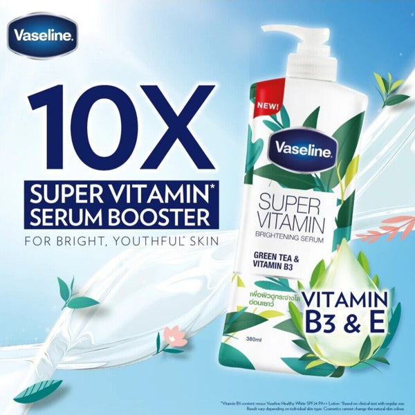 Vaseline Super Vitamin Brightening Serum Green Tea & Vitamin B3 360 ml