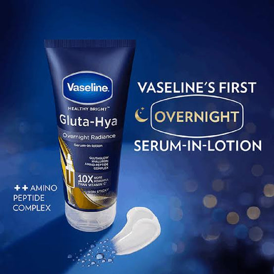Vaseline GLUTA-HYA Serum Burst Lotion Overnight Radiance Repair