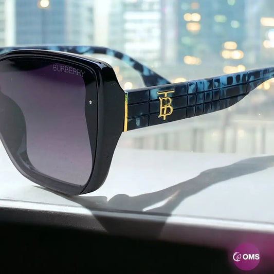 Burburry Sunglasse + Leather Pouch & Box - sunglasses