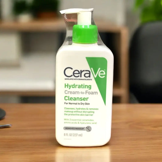CeraVe Hydrating Cream-to-Foam Facial Cleanser 237ml