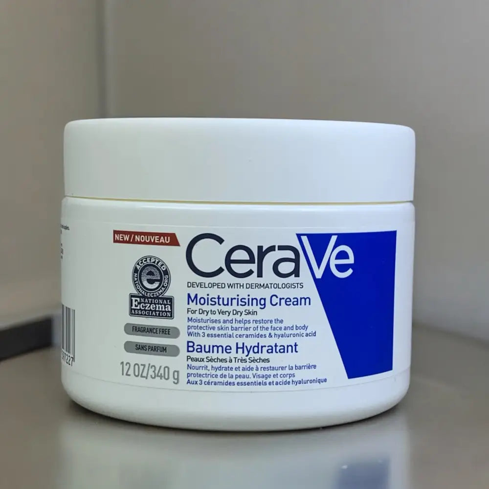 CeraVe Moisturizing Cream 340g Made In France (Dry To Very Dry Skin) - Moisturizing cream