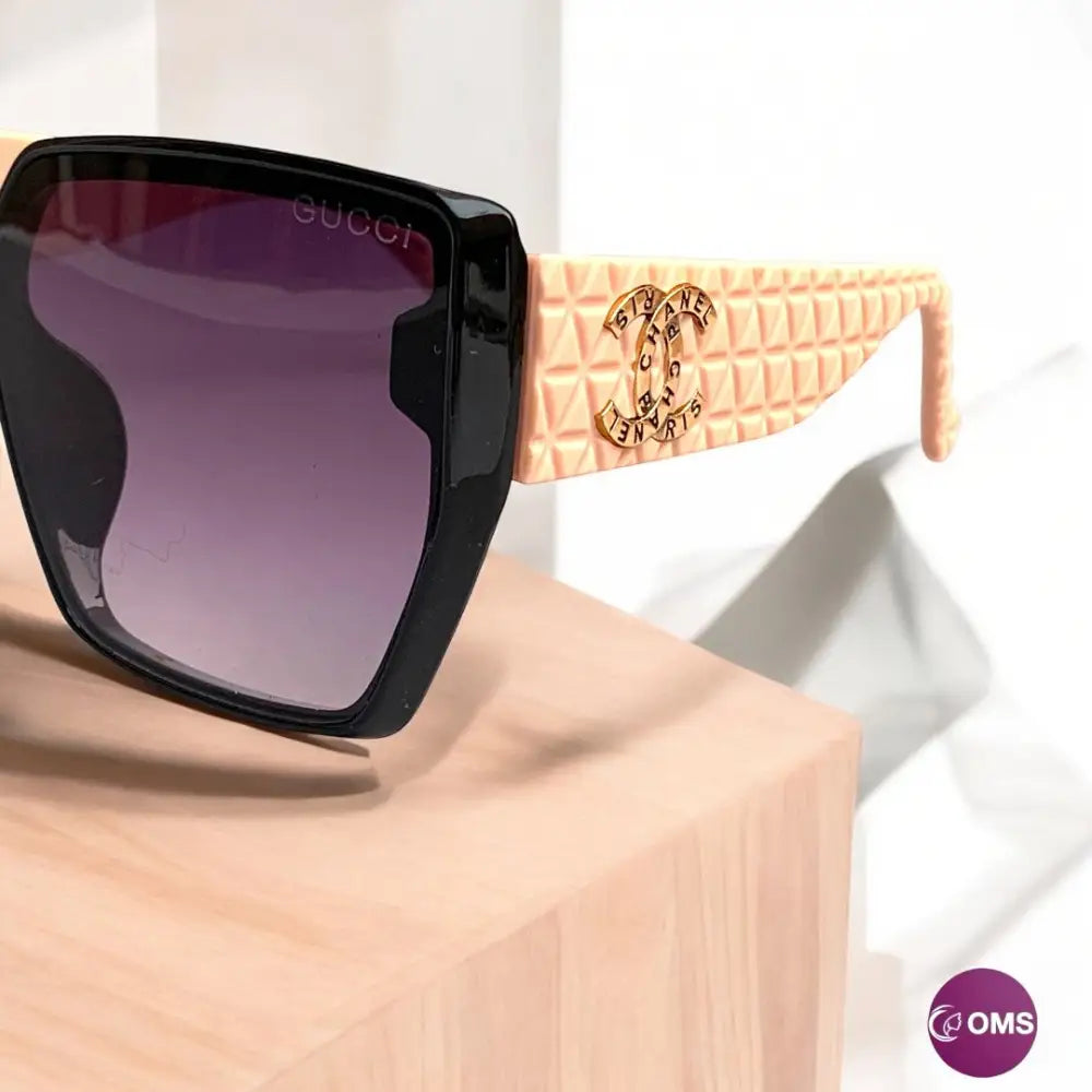 Chanel Sunglasses + Leather Pouch & Box - sunglasses