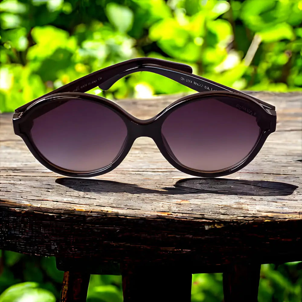 Chanel Sunglasses With Leather Case & Box - sunglasses