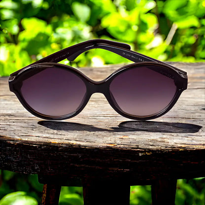 Chanel Sunglasses With Leather Case & Box - sunglasses