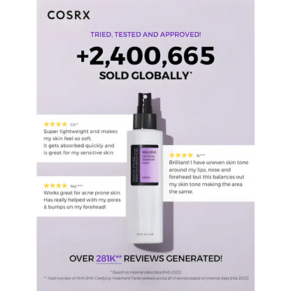 Cosrx AHA/BHA Clarifying Skin Toner