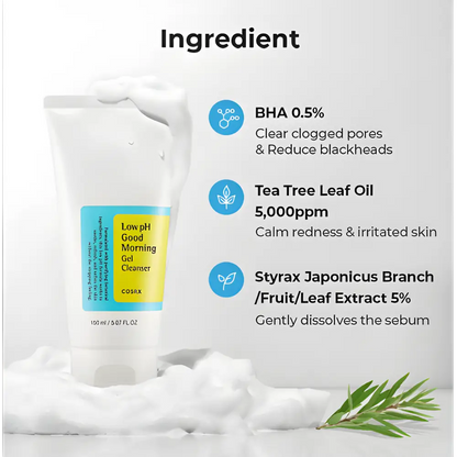 Cosrx Low Ph Good Morning Gel Cleanser - skincare