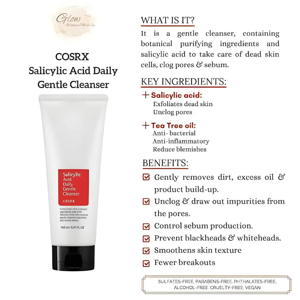 Cosrx Salicylic Acid Daily Face Cleanser