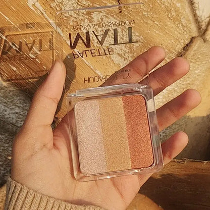 Huda beauty pallete matt blush &Eyeshadow - 03
