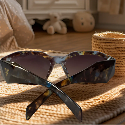 Prada Sunglasses With Leather Case & Box - sunglasses