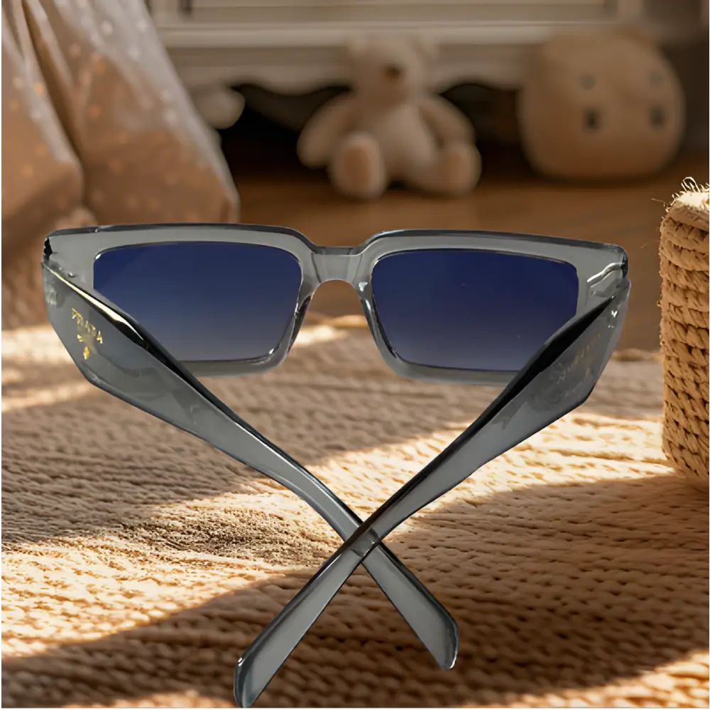 Prada Sunglasses With Leather Case & Box - sunglasses