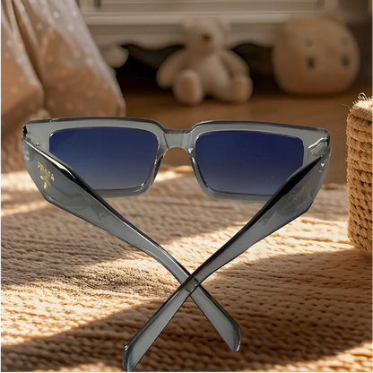 Prada Sunglasses With Leather Case & Box - sunglasses