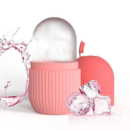 Silicon Face Ice Roller - Pink - Ice roller