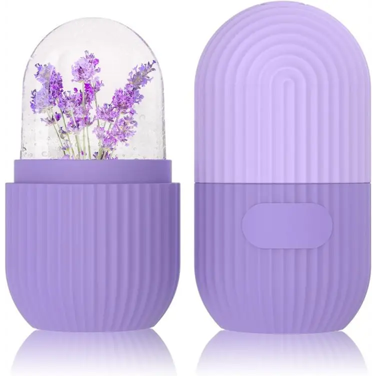 Silicon Face Ice Roller - Purple - Ice roller