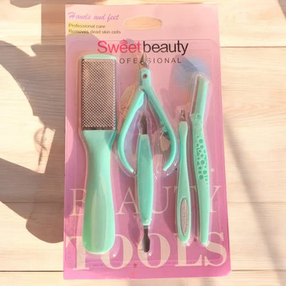 Sweet Beauty Personal Care Tools - green set of 5 - personal care