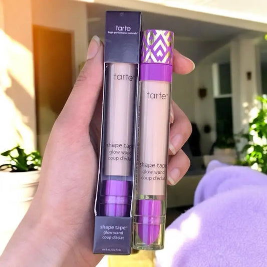 tarte shpe tape concealer glow wand swatches