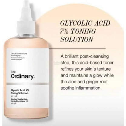 The Ordinary Glycolic Acid 7% Toner - skincare